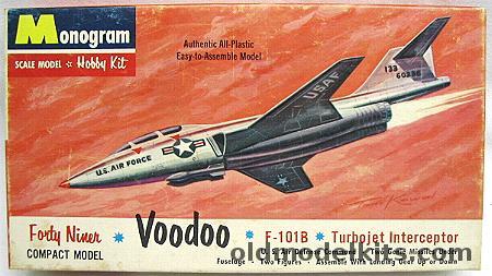 Monogram 1/109 F-101B Voodoo, P401-49 plastic model kit